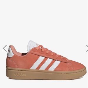 NET Adidas Grand Court Alpha Sneakers in Coral